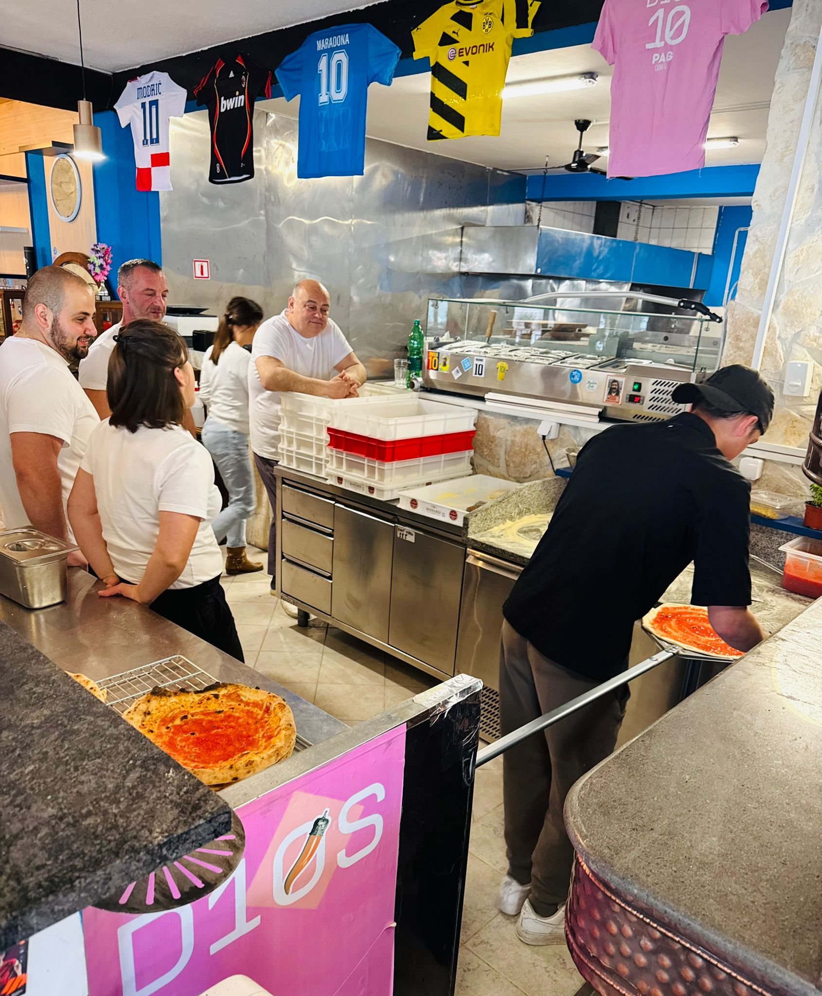 Pizza training process