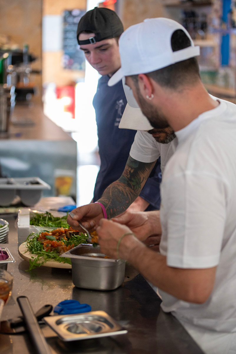 Dough work at Pag Pizza Academy