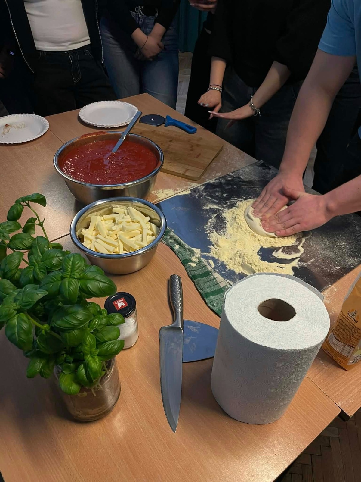 Pizza baking